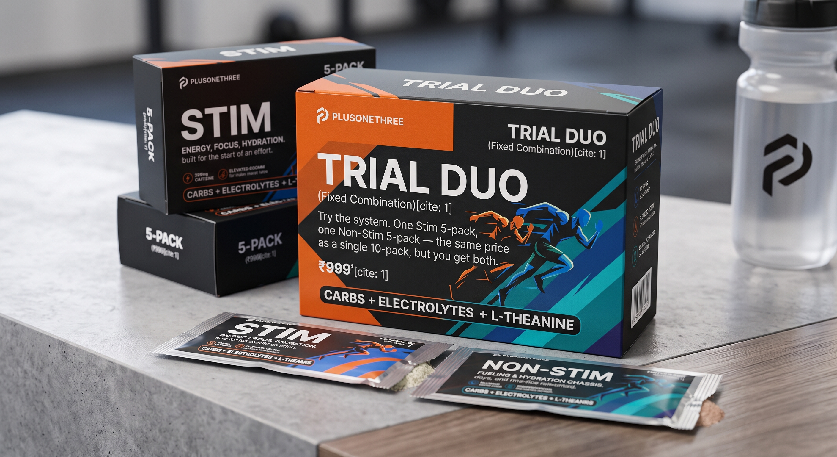 Trial Duo(1 Stim 5-pack  + 1 Non-Stim 5-pack)
